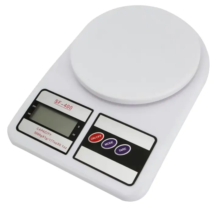 Digital weighing scale used in aquaculture operations